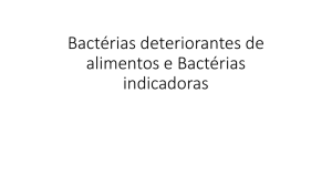 Bactérias deteriorantes de alimentos e Bactérias
