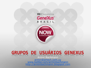 Slide 1 - GeneXus