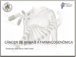 Aula Saúde da Mulher - Farmacogenômica