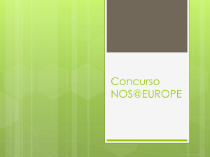 Concurso NOS@EUROPE