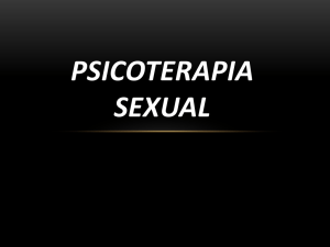 O Psicólogo na Terapia Sexual