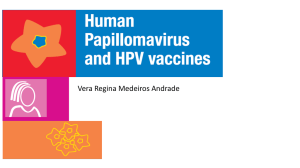 2015 vacina hpv vrma - AULAS VERA REGINA ANDRADE