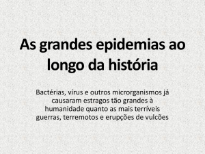 As grandes epidemias ao longo da história