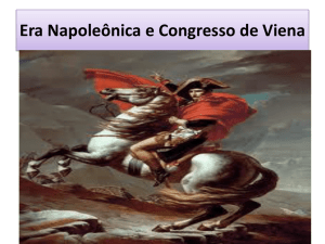 Era Napoleônica e Congresso de Viena