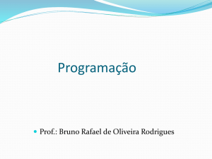 Programação - Bruno Rodrigues