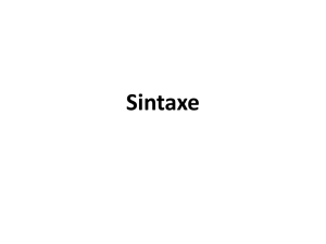 Sintaxe - WordPress.com