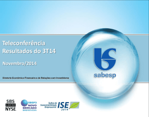 Desafios e Oportunidades no setor de saneamento: a visão Sabesp