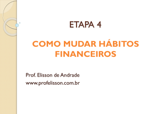 administrar a energia - Prof. Elisson de Andrade