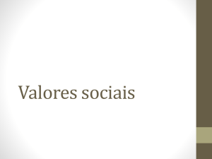 Valores sociais - Prof. Saulo Almeida