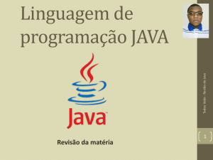 Linguagem de programação JAVA