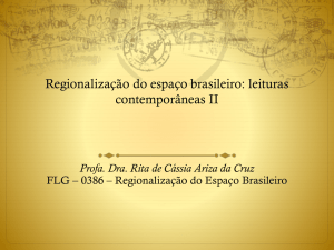 Slide 1 - Departamento de Geografia