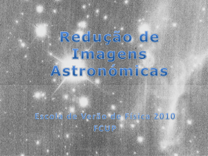 Redução de Imagens Astronómicas