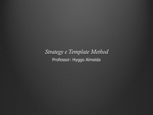 Strategy Template Method