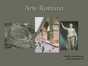 Características principais da arquitetura romana