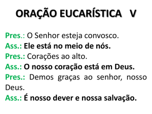 Oracao Eucaristica V