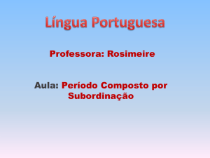 Apresentação do PowerPoint - Cantinho do Aluno