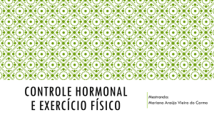 CONTROLE HORMONAL E EXERCÍCIO FÍSICO
