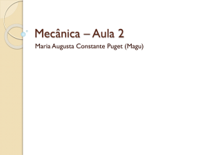 MecanicaAula2 - Professora Magu