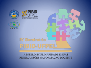 Slide 1 - Universidade Federal de Pelotas