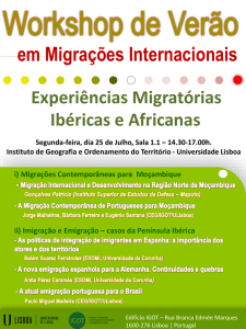 A Migração Contemporânea de Portugueses para Moçambique