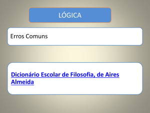 Lógica - Filosofia