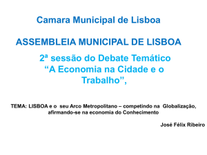 Slide 1 - Assembleia Municipal de Lisboa