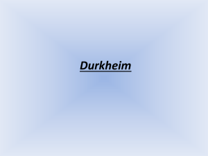 Durkheim - Prof. Neusa Aulas