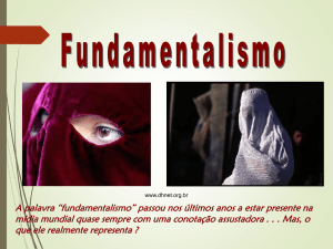 Fundamentalismos 1