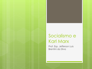 Socialismo e karl Marx