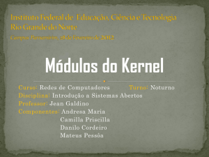 Apresentação Kernel