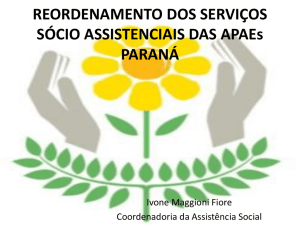 Slide 1 - Federação das APAEs do Paraná