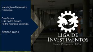 Exemplo em juros compostos - Liga de Investimentos | UFRJ