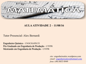 Aula Atividade 02 Matemática Instrumental 11-08-16