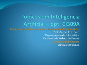 Tópicos em Inteligência Artificial * opt. CI309A