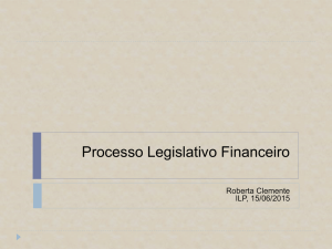 Processo Legislativo Financeiro