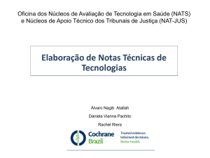 Apresentação de Elaboração de Notas Técnicas de