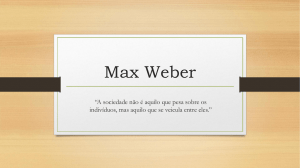 Max Weber - Prof. Neusa Aulas
