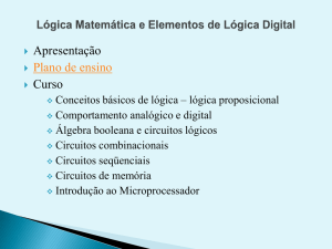 Lógica Matemática e Elementos de Lógica Digital - UFMT
