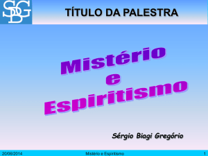 Mistério e Espiritismo