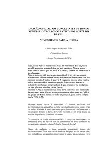 oração oficial dos concluintes