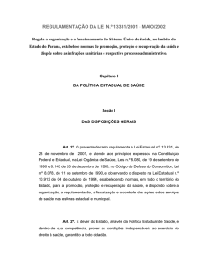 01LE1331 - Secretaria de Estado da Saúde do Paraná