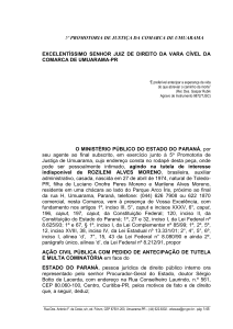 Inquérito Policial No 121 / 97 - Centro de Apoio Operacional das