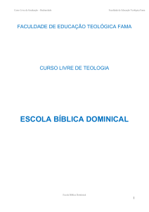 Escola Biblica Dominical.