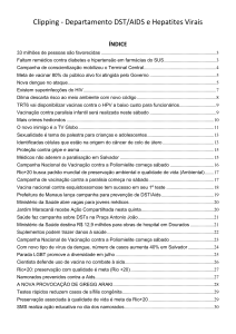 Campanha de vacinação contra a paralisia começa no sábado