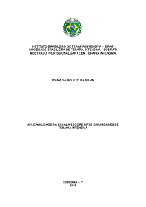 INSTITUTO BRASILEIRO DE TERAPIA INTENSIVA – IBRATI