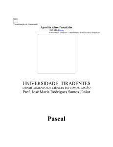Apostila sobre Pascal - Pascal - astuce