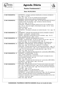 1º ANO FUNDAMENTAL MATEMÁTICA – contagem, parlendas