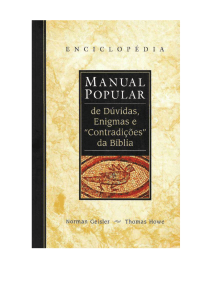 Manual popular de dúvidas, enigmas e "contradições