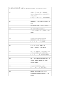 Artigos de Ménage - Centro de Arbitragem de Conflitos de Consumo