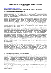 Banco Central do Brasil – Notas para a Imprensa - 30